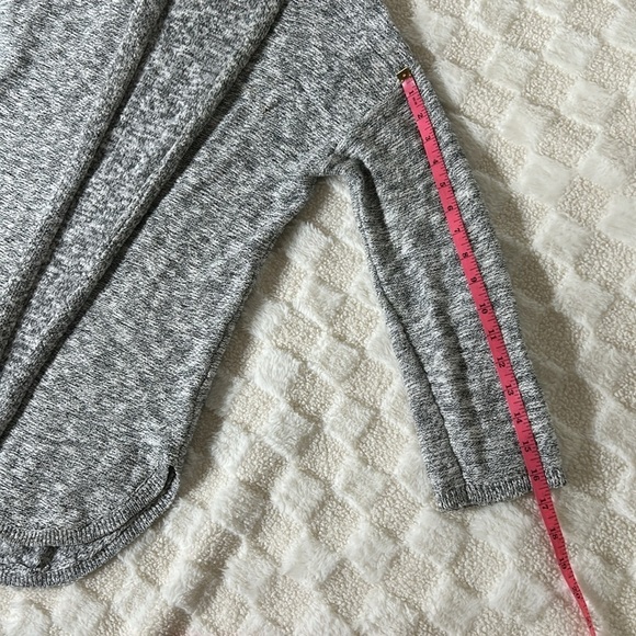 Old Navy Womens Gray White Knit Open Front Cardigan Long Sleeve Sweater Size S - Picture 7 of 10